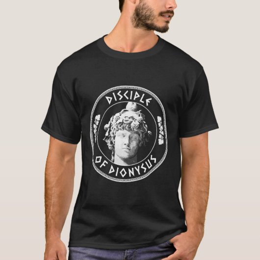 Dionysos-Gott des Weins T-Shirt (Vorderseite)