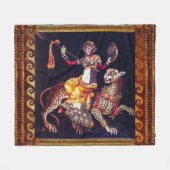 DIONYSOS MIT EINER SPEAR REITENDEN LEOPARD-griechi Fleecedecke (Vorderseite (Horizontal))