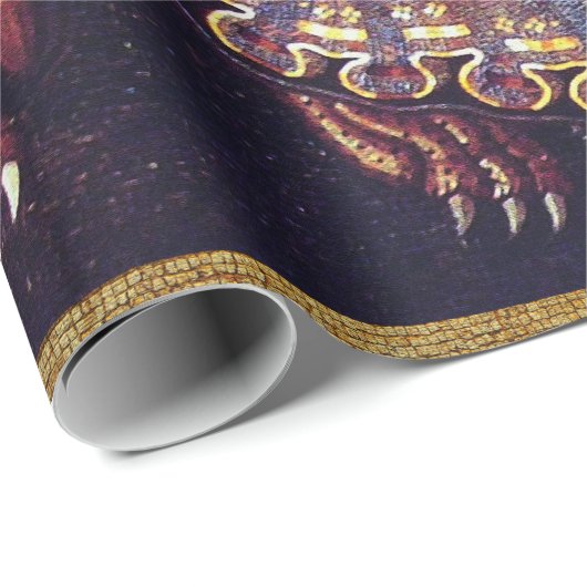 DIONYSOS MIT EINER SPEAR REITENDEN LEOPARD-griechi Geschenkpapier (Rolleneckpunkt)