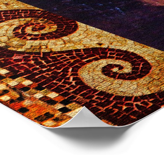 DIONYSOS MIT EINER SPEAR REITENDEN LEOPARD-griechi Poster (Ecke)