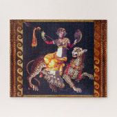 DIONYSOS MIT EINER SPEAR REITENDEN LEOPARD-griechi Puzzle (Horizontal)