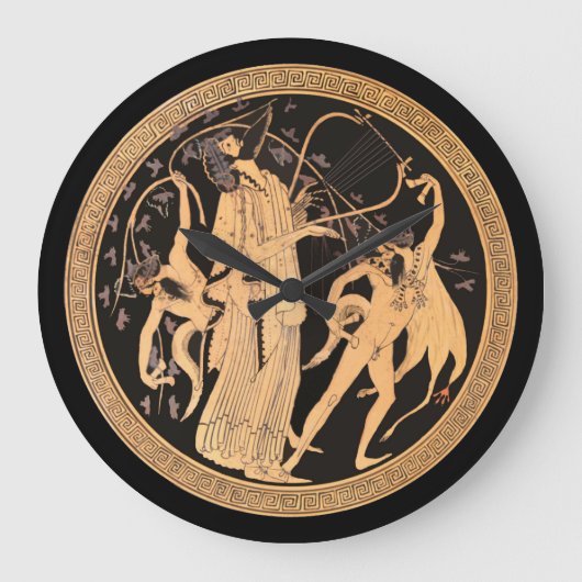 Dionysus and the Satyrs Große Wanduhr (Vorderseite)