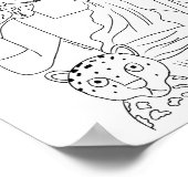 Dionysus-Farbseite drucken Poster (Ecke)