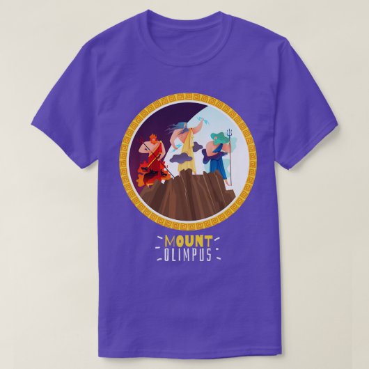 Dionysus God Mount Olimpus T-Shirt (Design vorne)