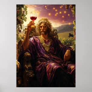 Dionysus, Gott des Windes und des Vergnügens - Mei Poster