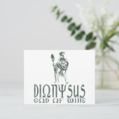 Dionysus Postkarte (Stehend Vorderseite)