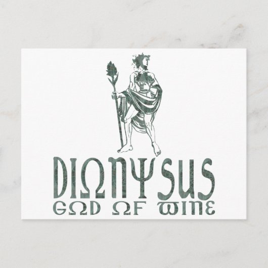 Dionysus Postkarte (Vorderseite)