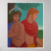 Dionysus und Apollo Poster (Vorne)
