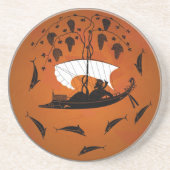 Dionysus und der Delphin-Untersetzer Getränkeuntersetzer (Vorne)