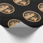 Dionysus und die Satyrer Geschenkpapier (Ecke)