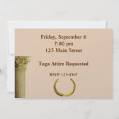 Dionysus und Venus Einladung (Rückseite)