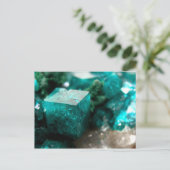 Dioptase postkarte (Stehend Vorderseite)