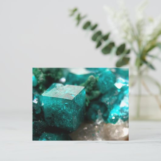 Dioptase postkarte (Stehend Vorderseite)