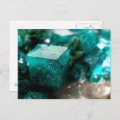 Dioptase postkarte (Vorne/Hinten)