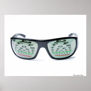 Dioptrische Sonnenbrille Poster