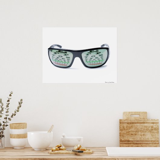 Dioptrische Sonnenbrille Poster (Küche)