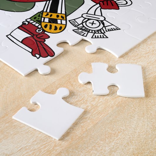 Dios Azteca  Quetzalcóatl Puzzle (Seite)