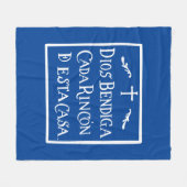 Dios bendiga cada rincon fleecedecke (Vorderseite (Horizontal))