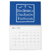 Dios bendiga cada rincon kalender (Feb 2027)