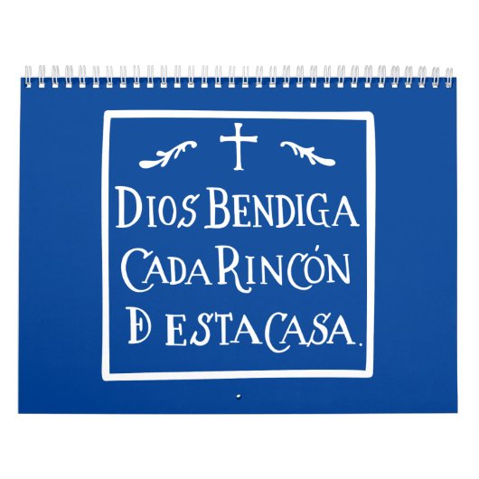 Dios bendiga cada rincon kalender (Titelbild)