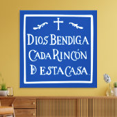 Dios bendiga cada rincon leinwanddruck (Insitu (Wohnzimmer))