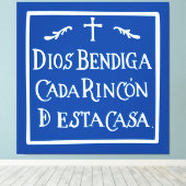 Dios bendiga cada rincon leinwanddruck (Insitu (Holzboden))