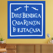 Dios bendiga cada rincon leinwanddruck (Insitu (Wohnzimmer))