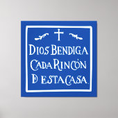 Dios bendiga cada rincon leinwanddruck (Vorderseite)