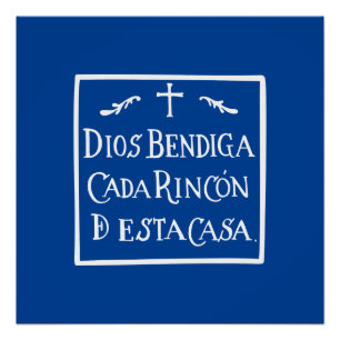 Dios bendiga cada rincon poster