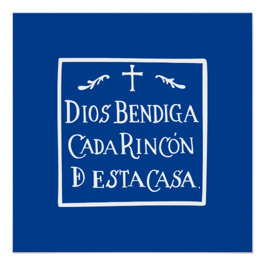 Dios bendiga cada rincon poster (Vorderseite)