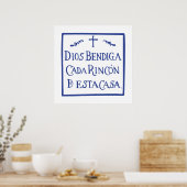 Dios bendiga cada rincon poster (Küche)