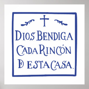Dios bendiga cada rincon poster