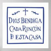 Dios bendiga cada rincon poster (Vorne)