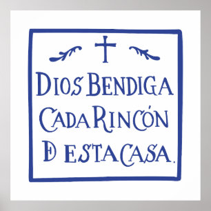 Dios bendiga cada rincon poster