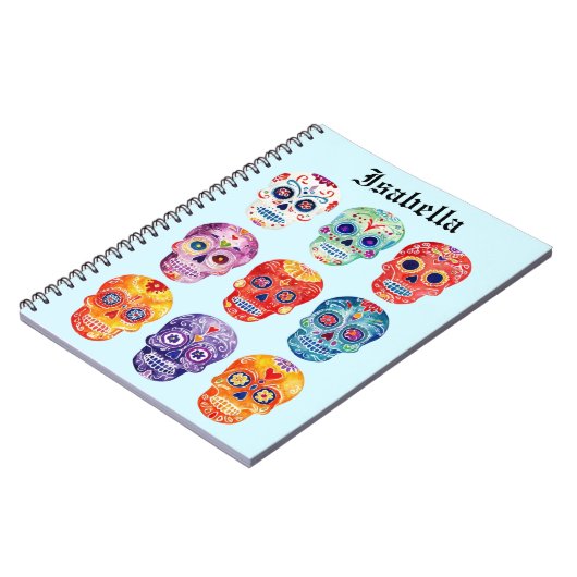 Dios de La Muertas Notizblock (Linke Seite)