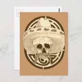Dios de los Muertos, Typ !!! Postkarte (Vorne/Hinten)