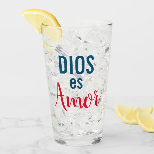 Dios es amor glas (Vorderseite Ice)