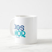Dios es Amor Kaffeetasse (Vorderseite Links)