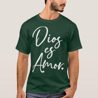 Dios es Amor T-Shirt Gott ist die Liebe Christlich