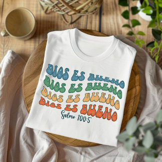 Dios Es Bueno Christlicher spanischer T - Shirt