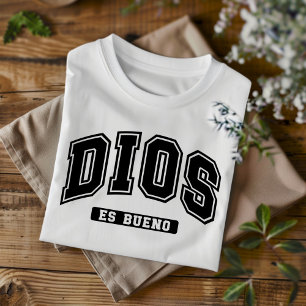 Dios Es Bueno Christliches Spanisches T-Shirt