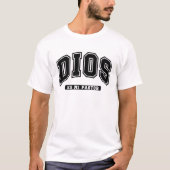 Dios Es Mi Pastor Christlicher spanischer T - Shir T-Shirt (Vorderseite)