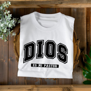 Dios Es Mi Pastor Christliches Spanisches T-Shirt