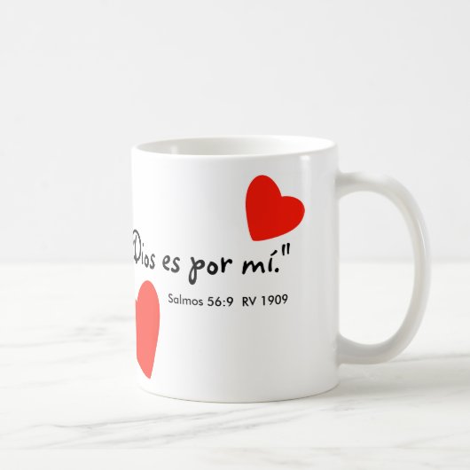 "Dios es por mí" Tazon Kaffeetasse (Rechts)