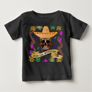 Dios Los Muertos Day of the Dead Baby T-shirt