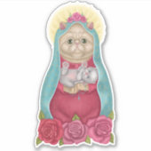 Dios Meow Aufkleber (Vorderseite)