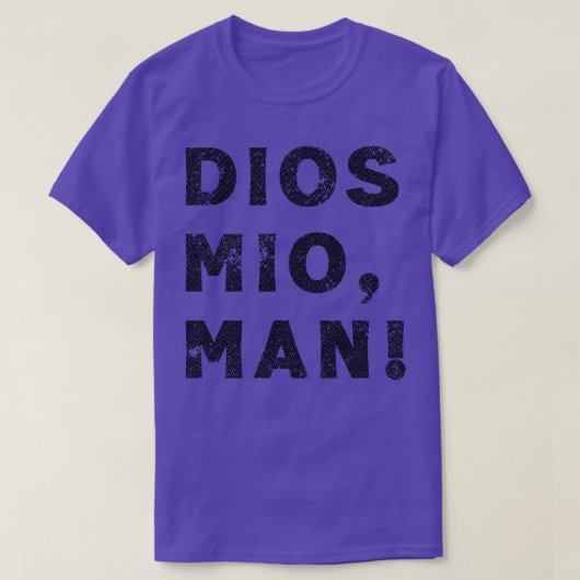 Dios Mio Man Bowling Team Fan Art T-Shirt (Design vorne)