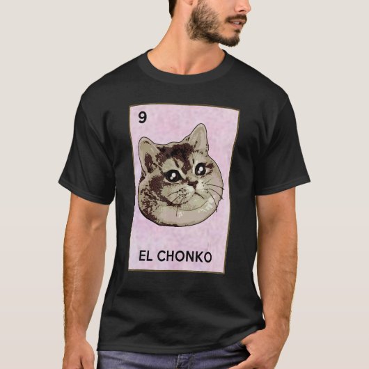 Dios Mio Oh Lord Chonk El Chonko Mexican Cat Meme T-Shirt (Vorderseite)
