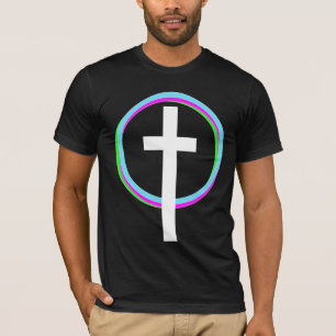 Dios Neon-Ring Glaubenslogo Christlich T-Shirt