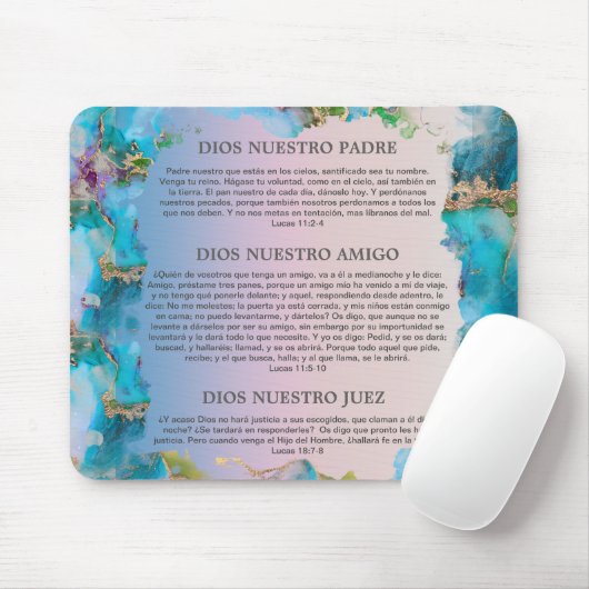 Dios Padre Nuestro Amigo Juez Justo Mousepad (Mit Mouse)